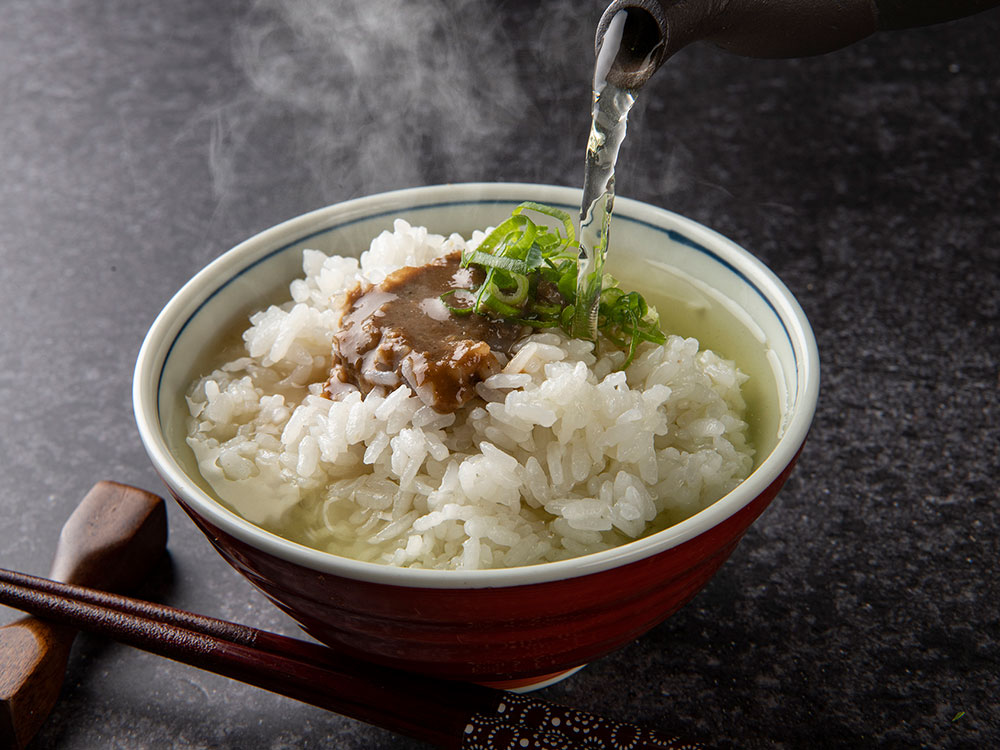 鮎ごまだし茶漬け