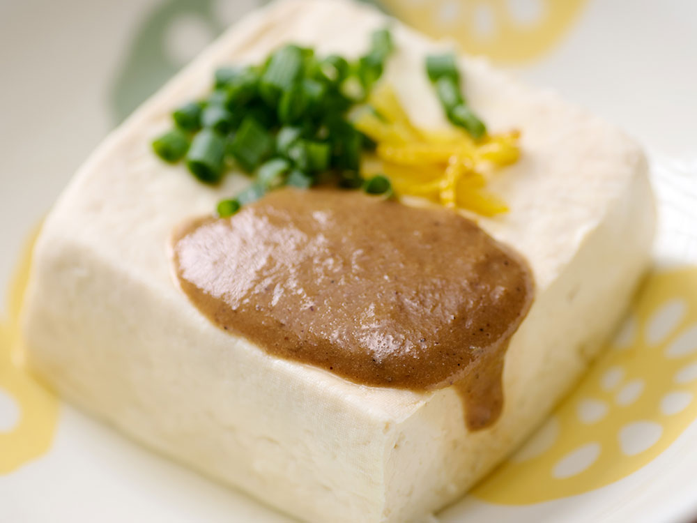 鮎ごまだし湯豆腐