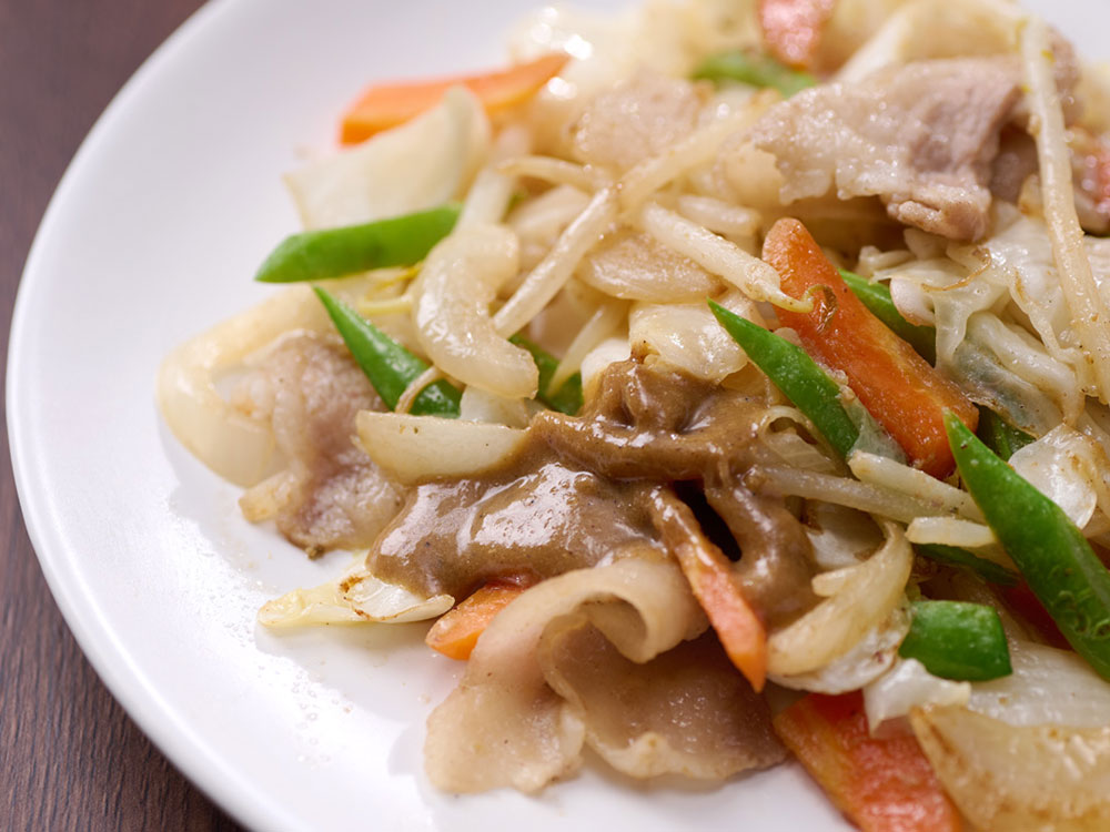 鮎ごまだし野菜炒め